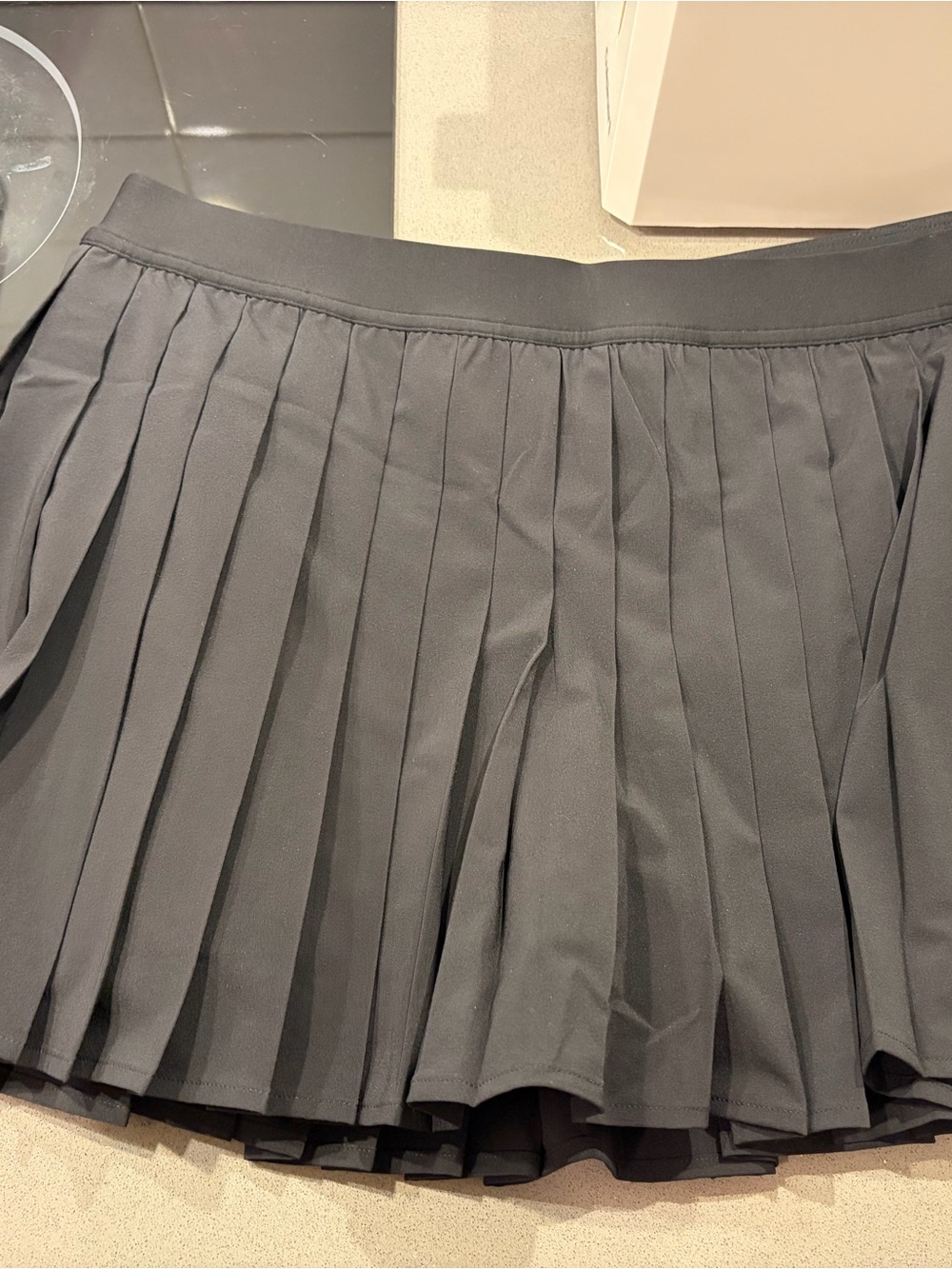 lululemon athletica Black Pleated Athletic Skirt